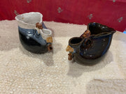 Pottery mini chicken pitcher by Helen Hooper-Hirst in assorted colors