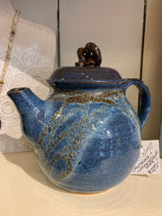 Pottery Lidded Decorative Teapots by Helen Hooper-Hirst