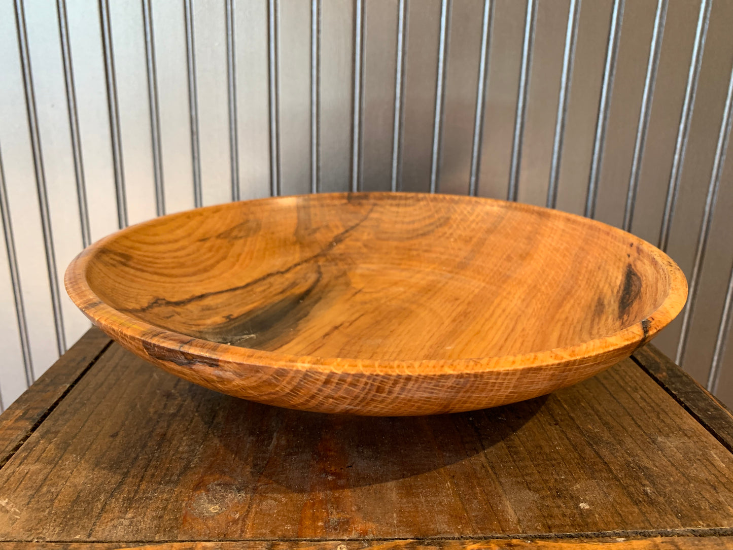 Guin Hickory wood bowl Large